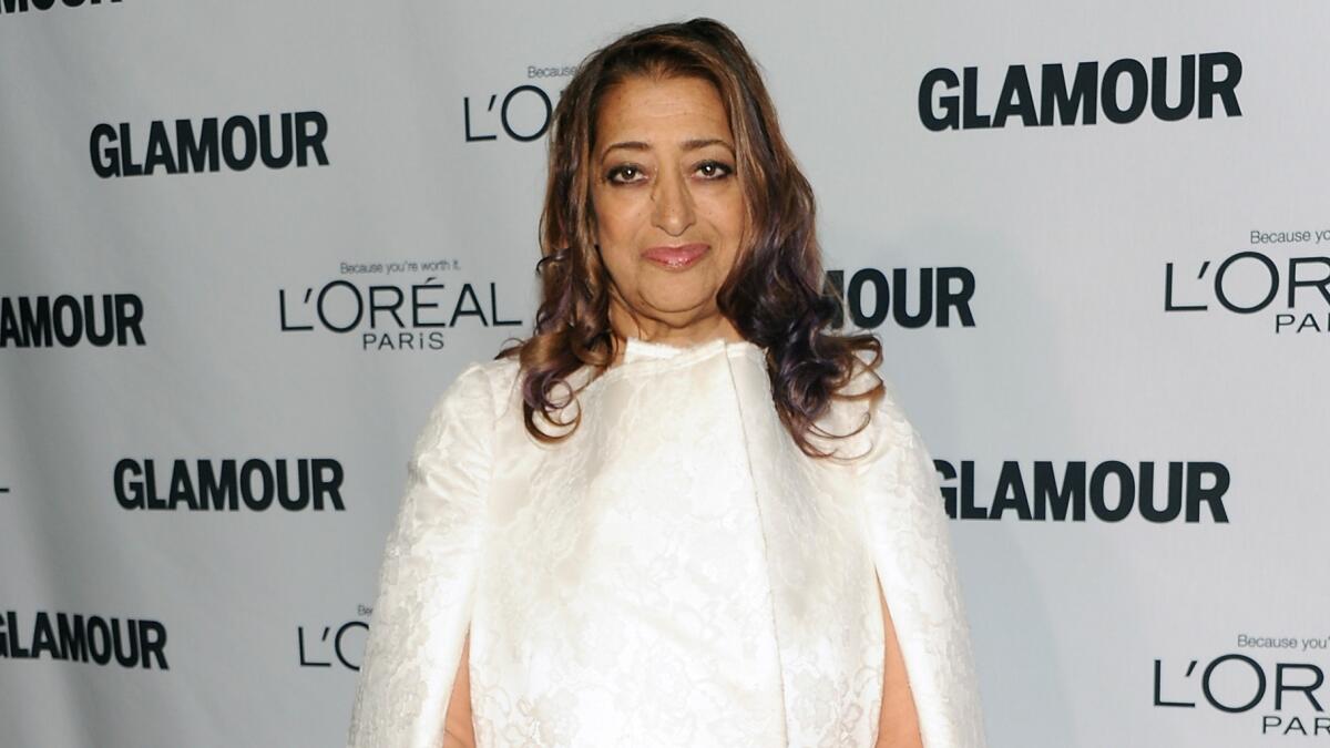 Architect Zaha Hadid has filed suit against the New York Review of Books.