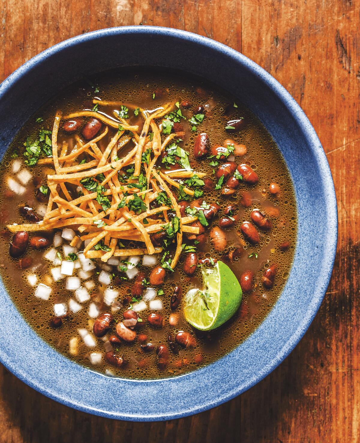 Bean soup, reprinted with permission from The Bean Book: 100 Recipes for Cooking with All Kinds of Beans.