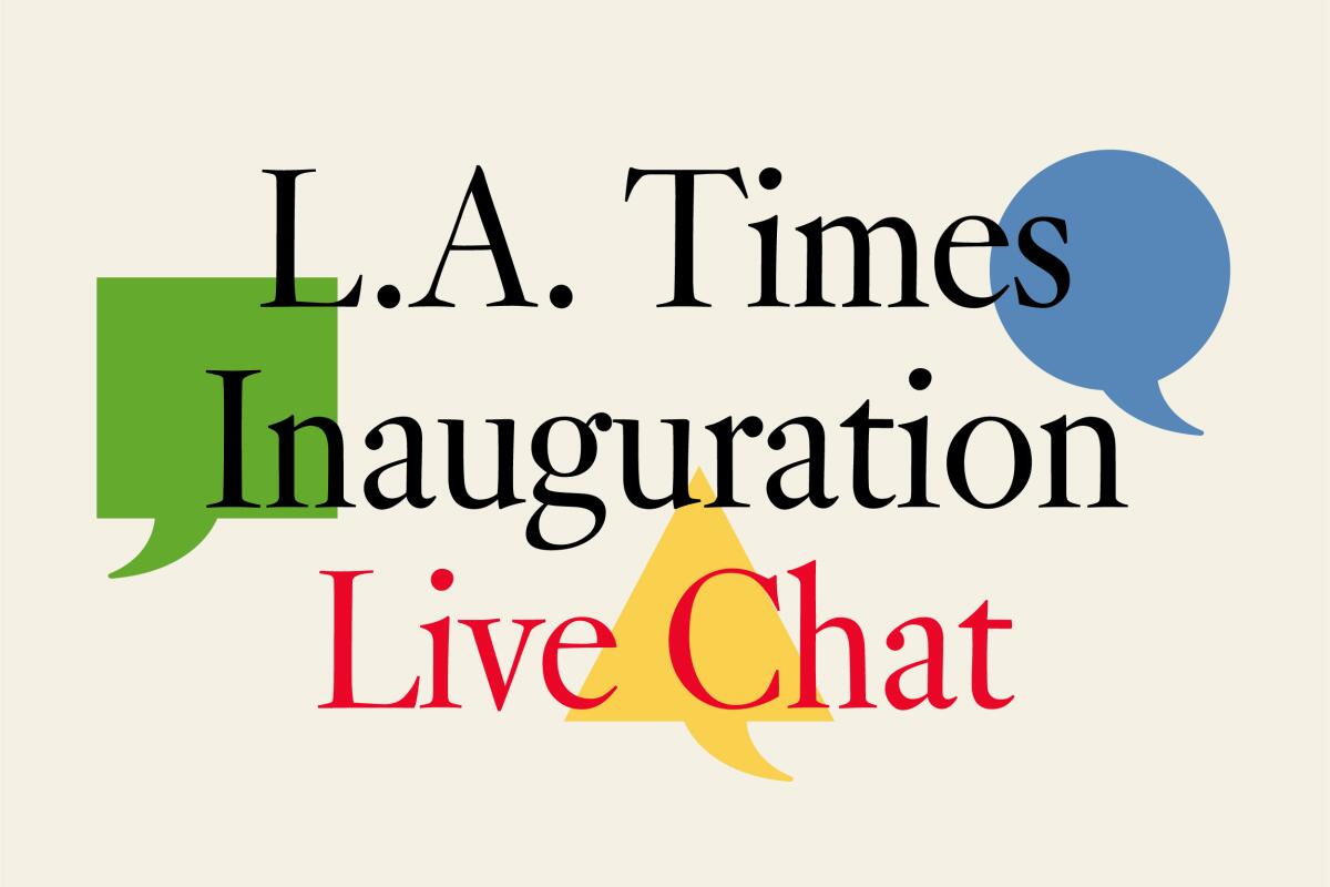 L.A.Times Inauguration live Chat
