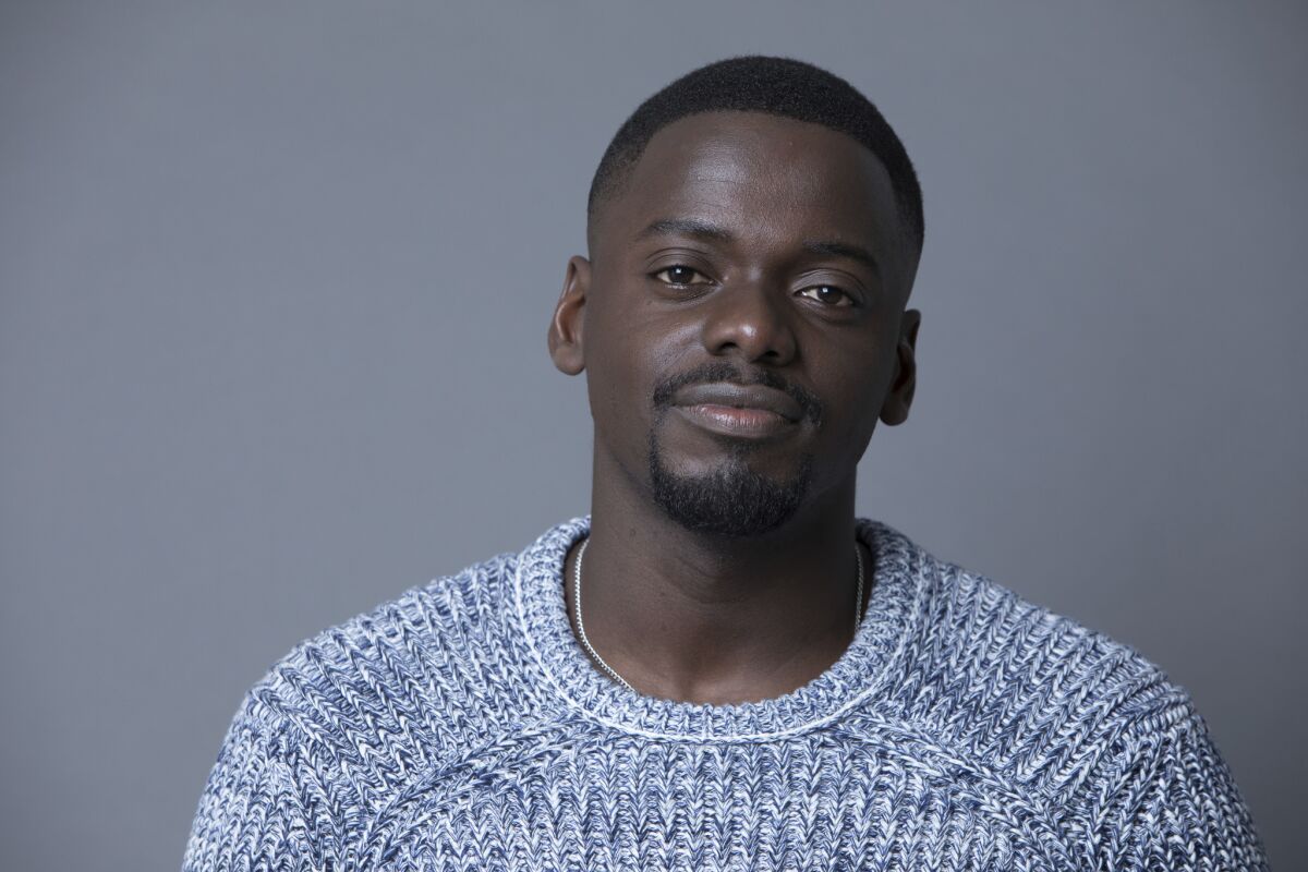 Daniel Kaluuya poses for a portrait in November in New York to promote his film "Get Out."