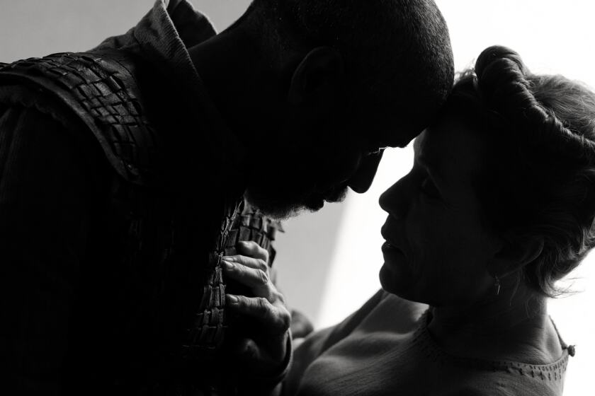 Denzel Washington and Frances McDormand in "The Tragedy of Macbeth," coming soon to theaters and Apple TV+.