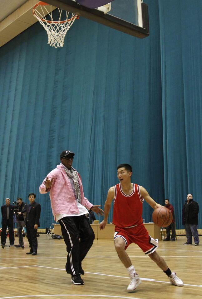 Dennis Rodman in North Korea