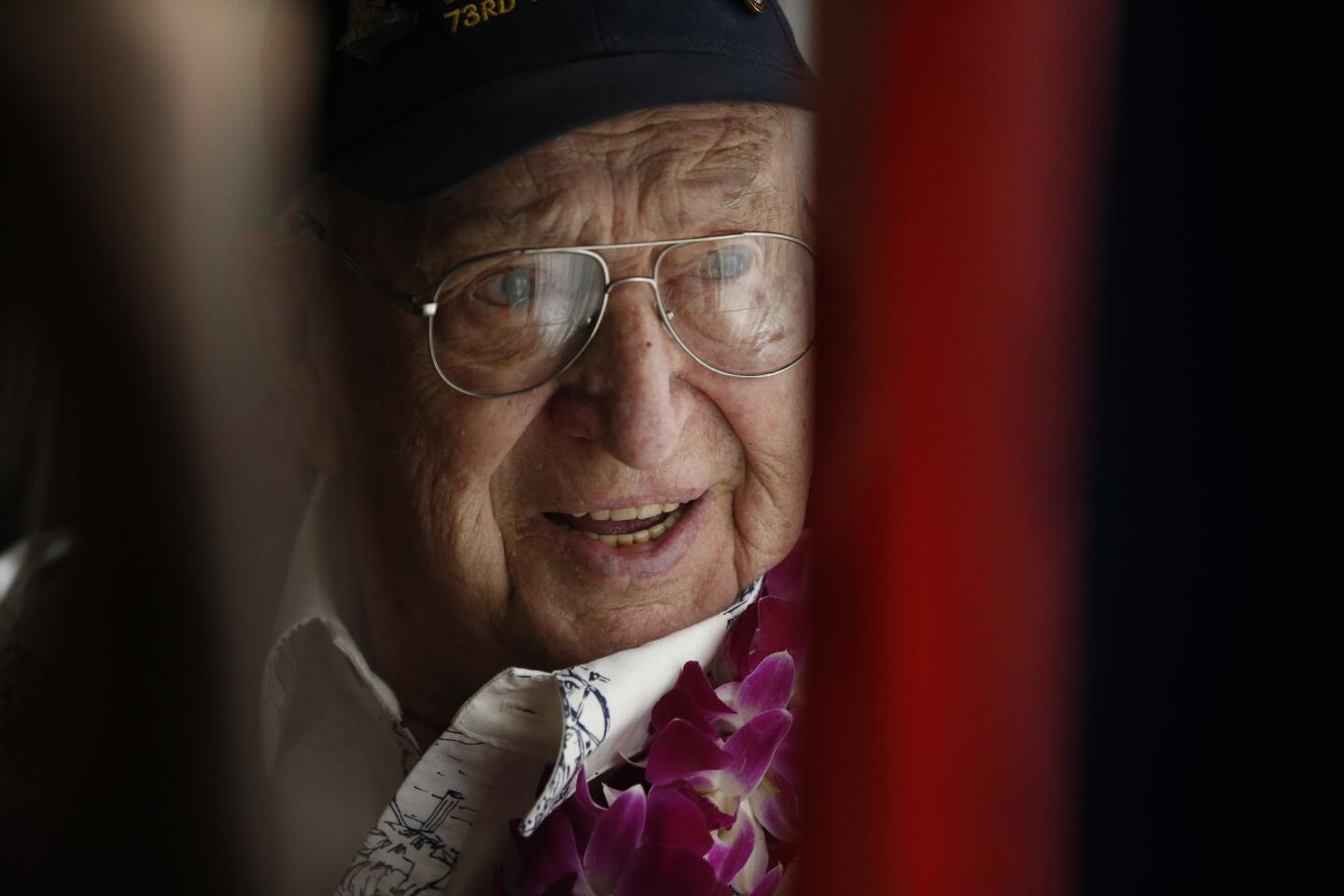 Lauren Bruner, survivor of attack on the Arizona at Pearl Harbor