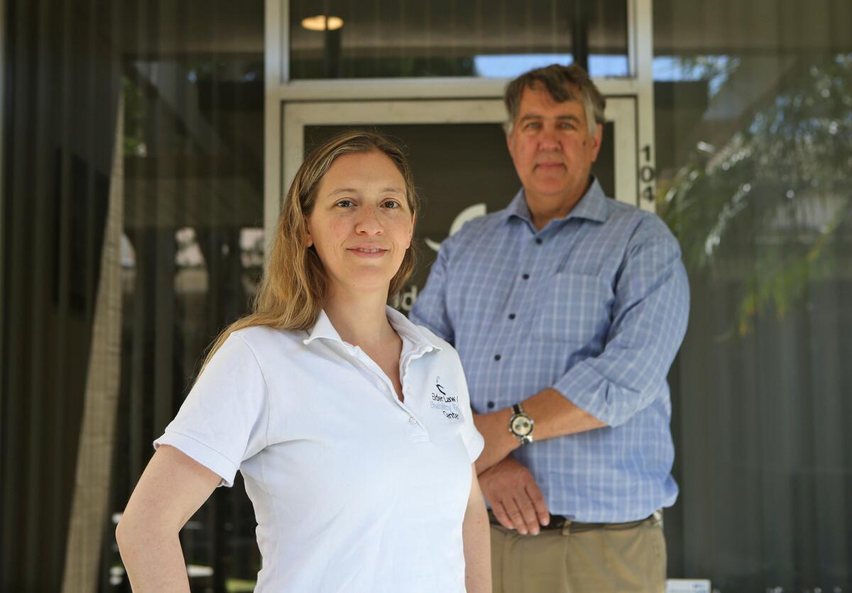 Brooke Weitzman and Bill Wise are lawyers and founders of the ELDR Center. Weitzman is working with the Orange County Catholic Worker on a homelessness case. 