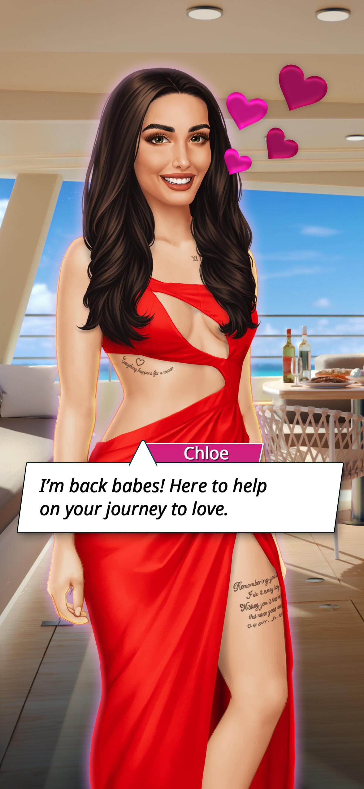 An image of an animated version of Netflix reality show star Chloe Veitch