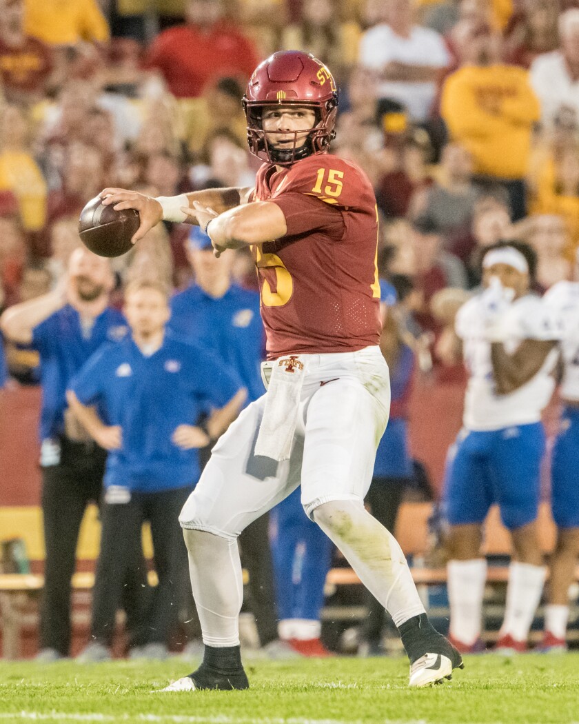 Iowa State quarterback Brock Purdy was selected with the 262nd pick in the 2022 NFL Draft by the San Francisco 49ers.