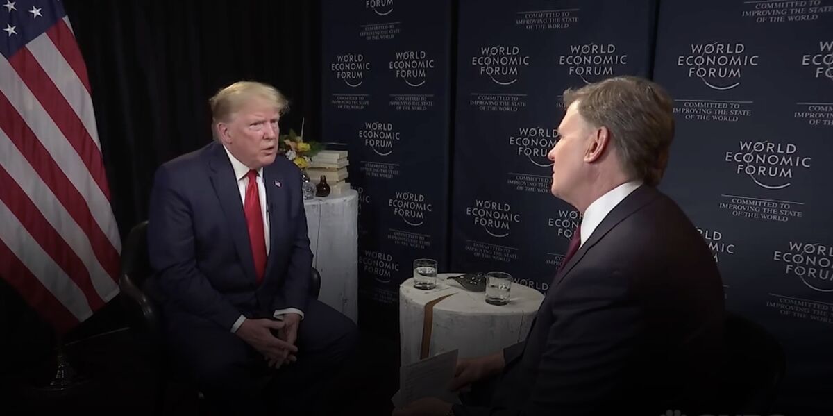 President Trump speaks with CNBC's Joe Kernen