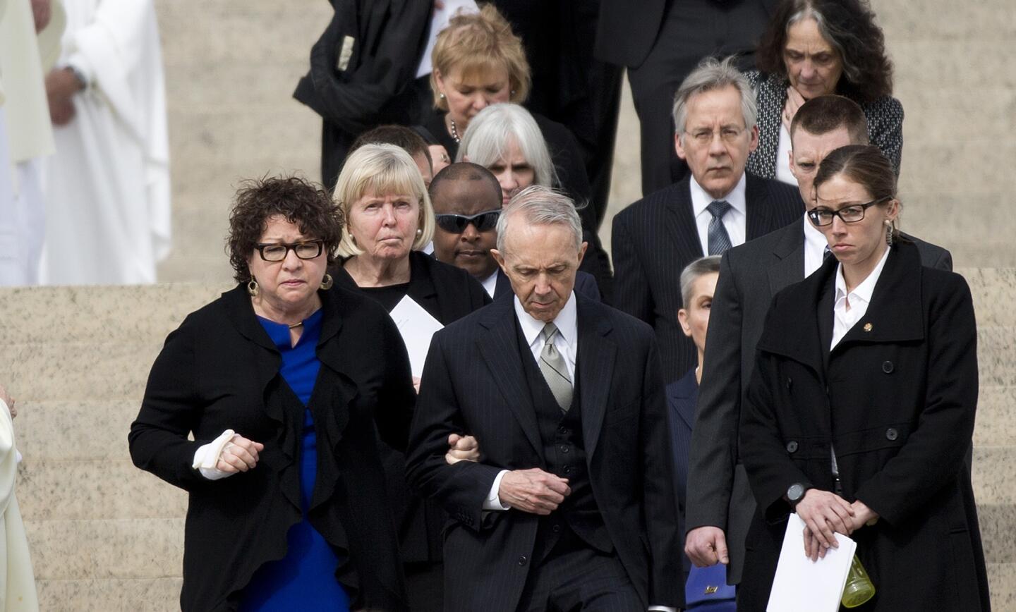 Justice Antonin Scalia's funeral