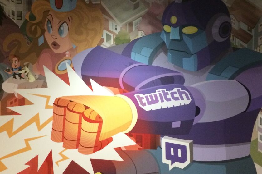 San Francisco-based Twitch allows people to show themselves playing video games.