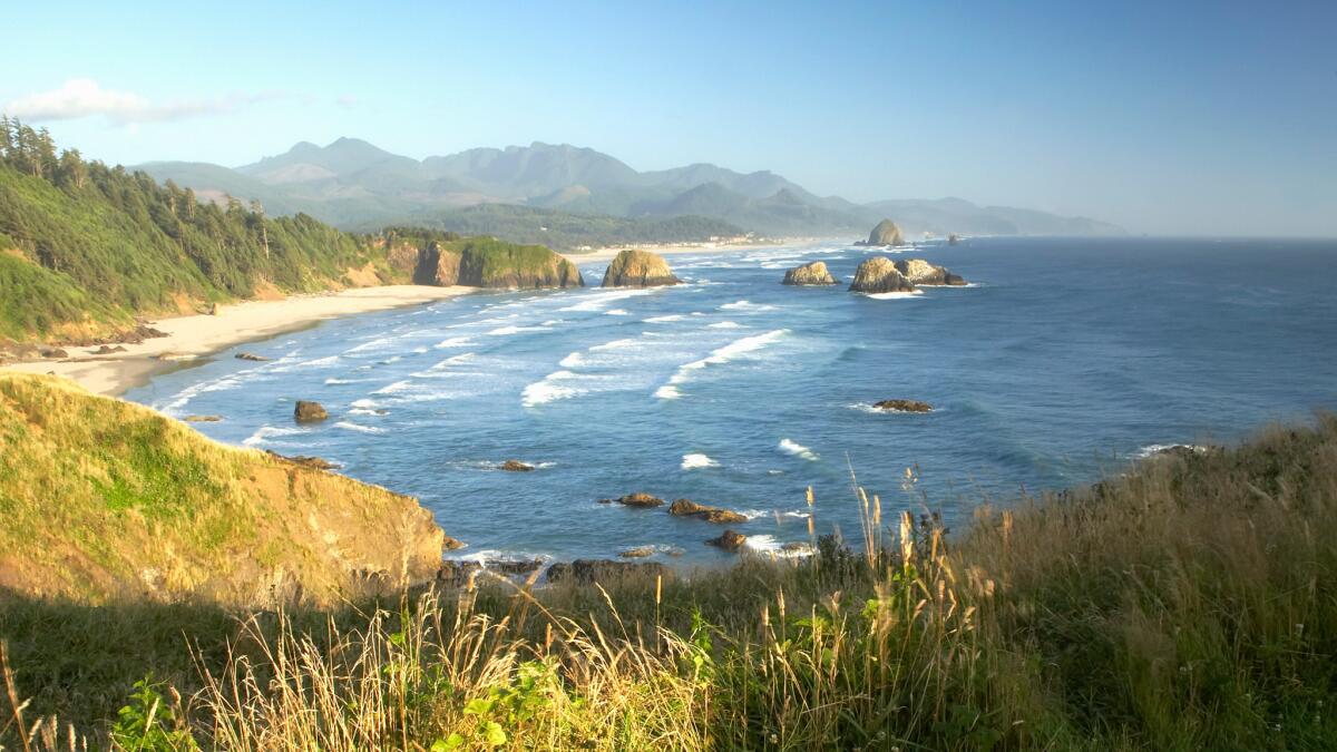 Chair On Lookout, Ecola State Park, Cannon Beach.