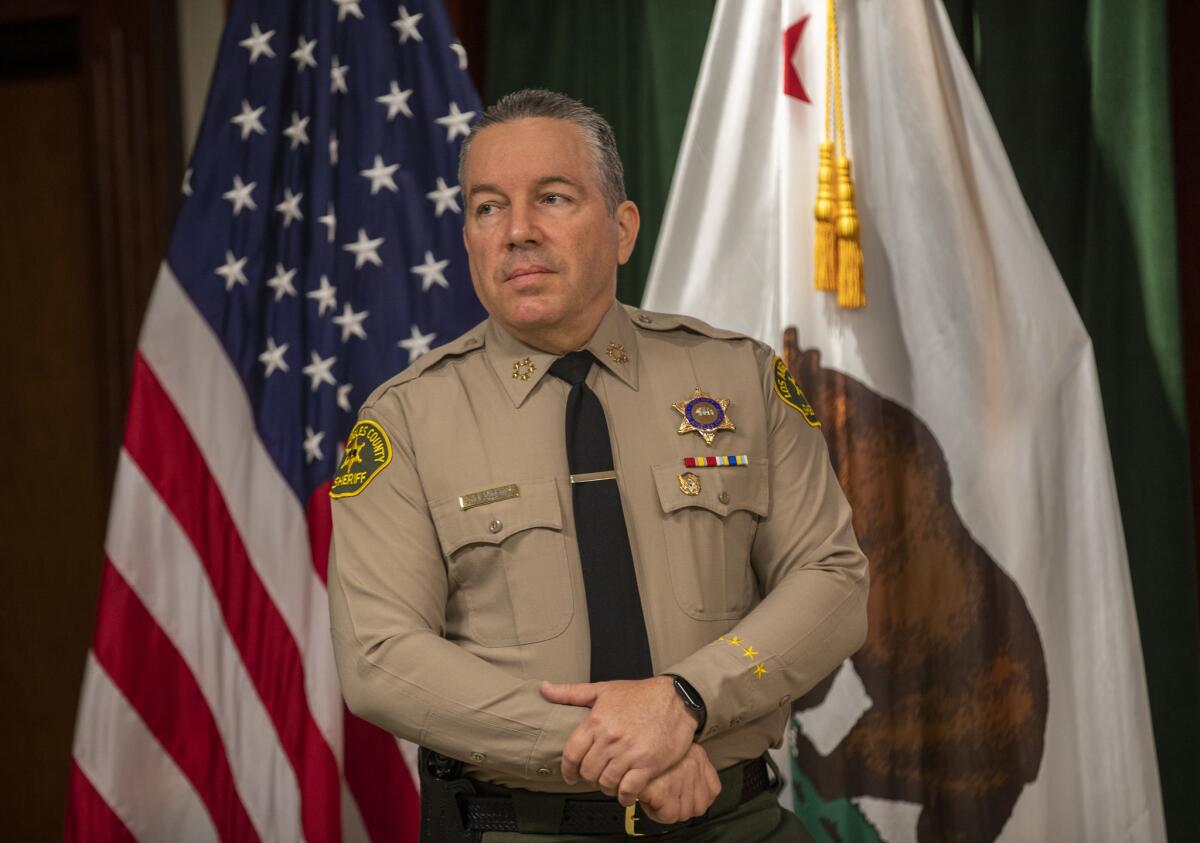 L.A. County Sheriff Alex Villanueva.