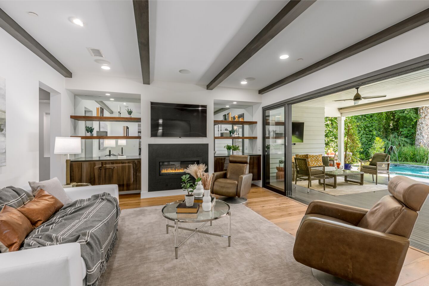 The family room.