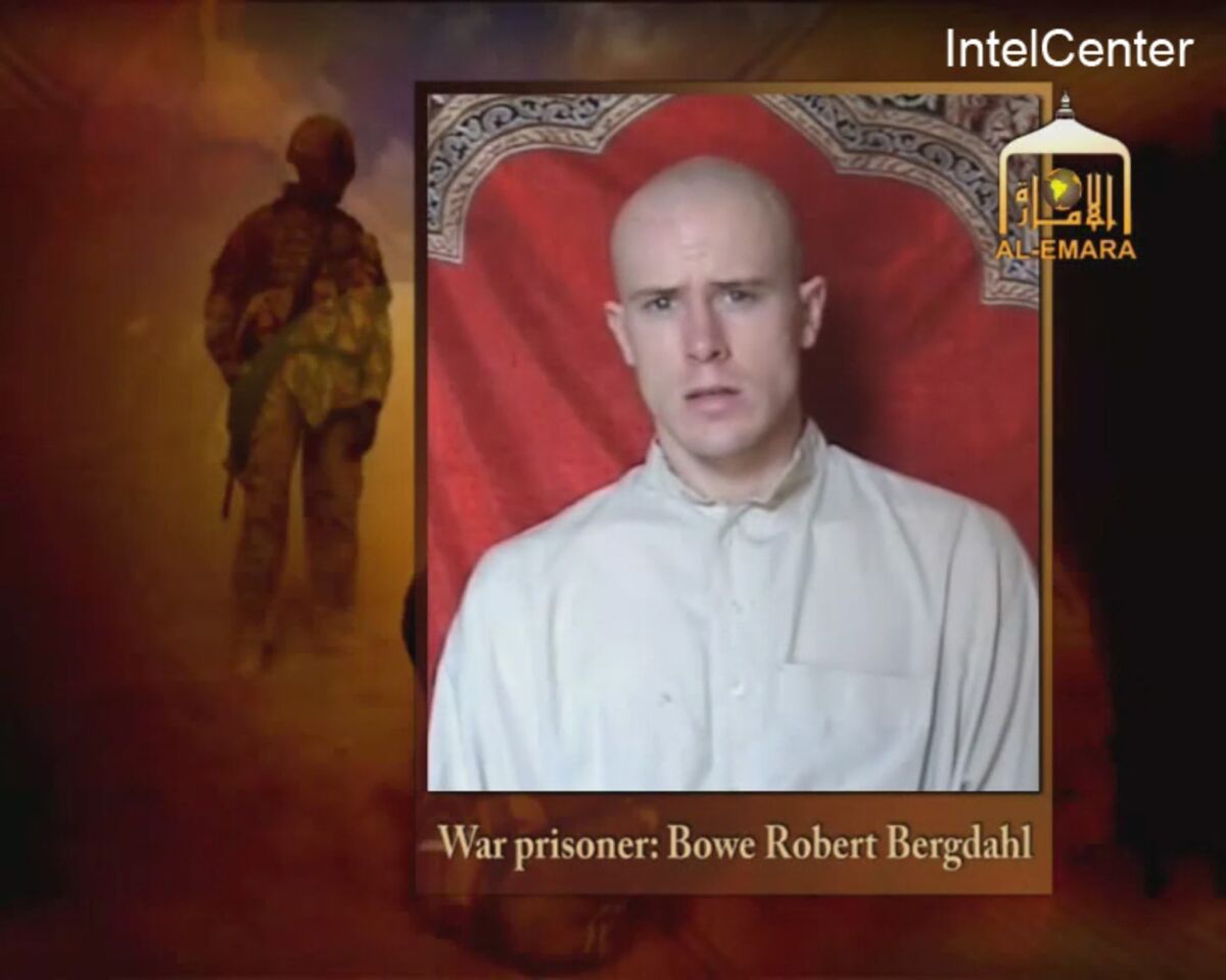A frame grab from a Taliban propaganda video purportedly showing U.S. Army Sgt. Bowe Bergdahl in 2009.