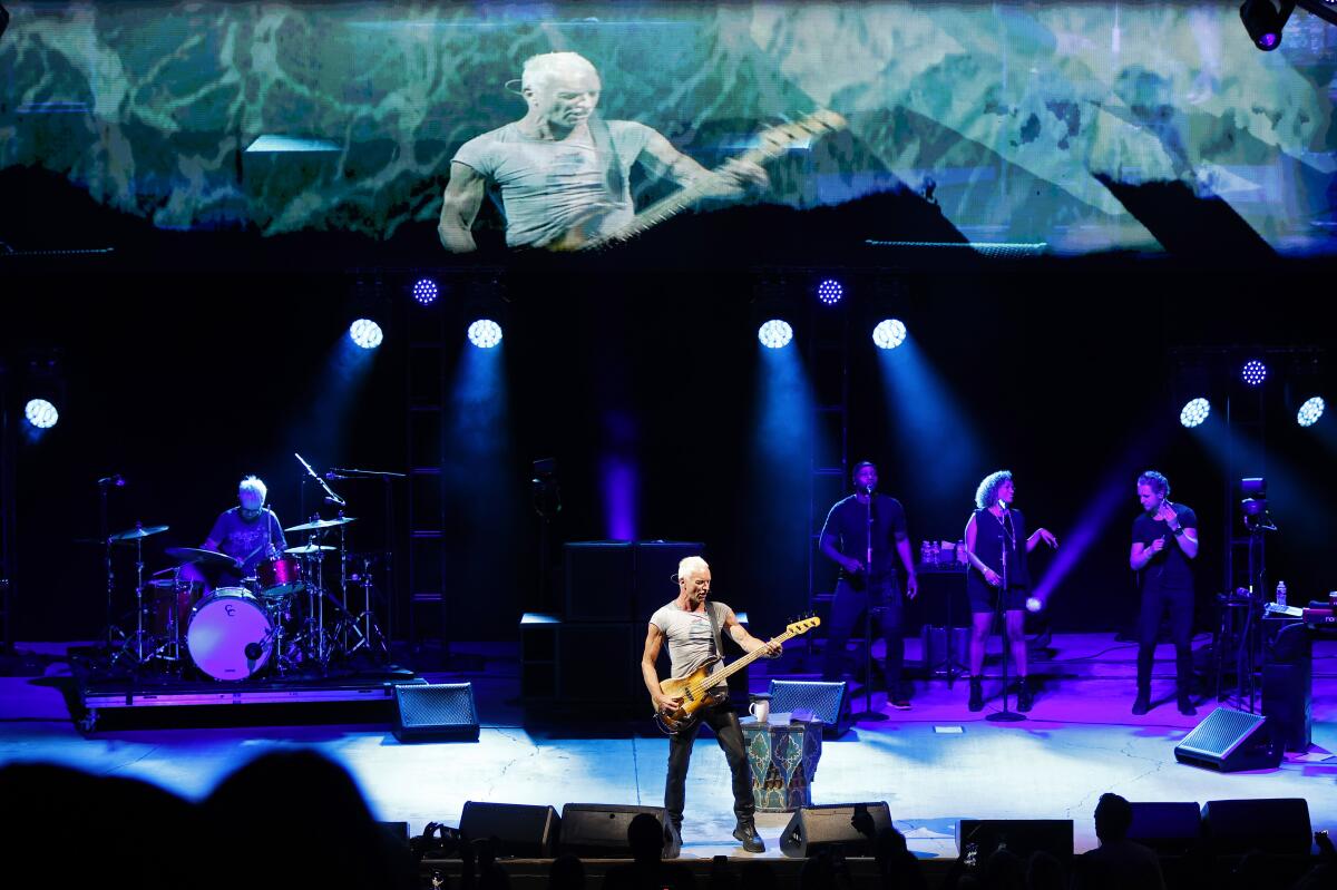 Sting,  Cal Coast Credit Union Open Air Theatre as San Diego State University, Oct 4, 2023