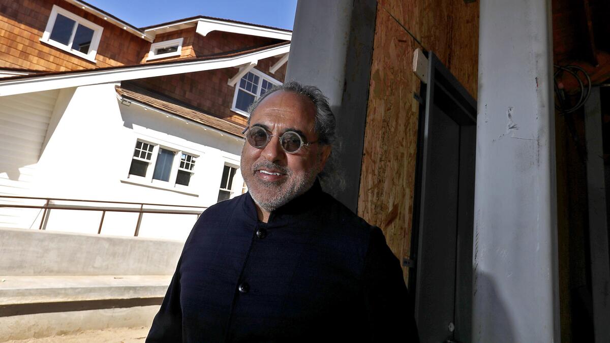Developer Shaheen Sadeghi is renovating a warehouse and adjacent historic home on Anaheim Boulevard in Anaheim to house a social club, coffee shop and microbrewery.