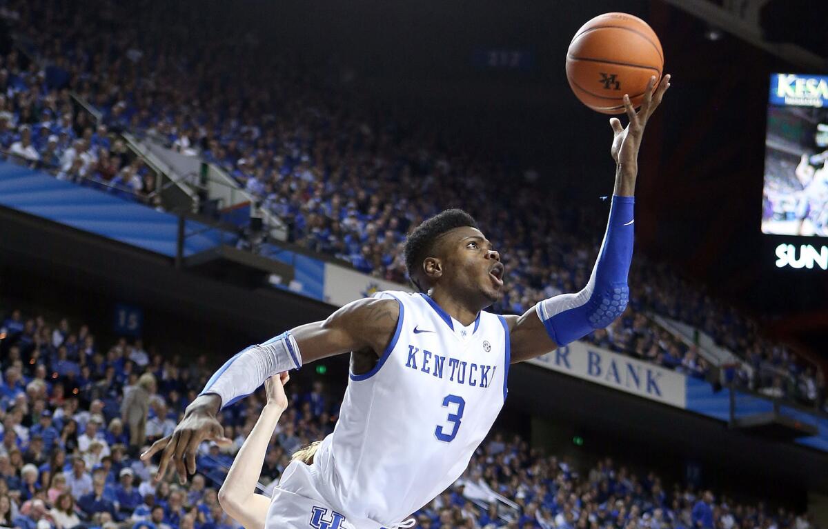 Kentucky's Nerlens Noel looks like a good bet to go No. 1 overall.