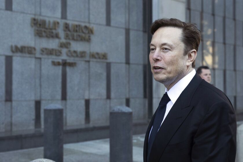 El CEO de Tesla, Elon Musk, en San Francisco, el 24 de enero de 2023. (Foto AP/Benjamin Fanjoy)