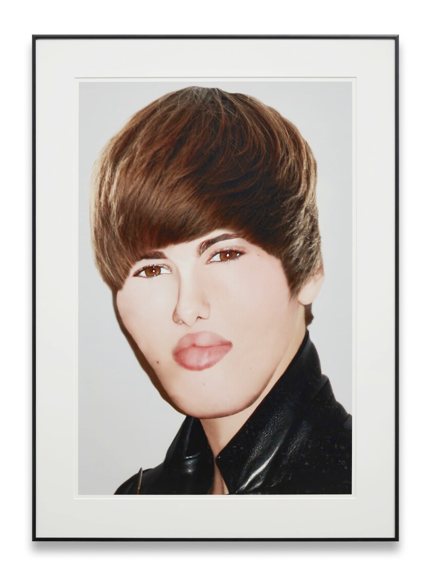 John Waters, "Justin's Had Work," 2014, C-Print, 30 inches by 20 inches unframed. 

