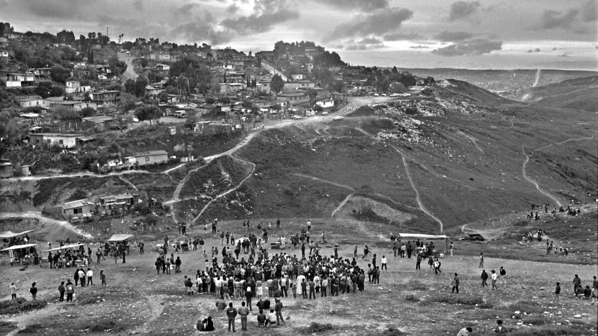 "The Soccer Field," San Diego County's legendary gathering place where undocumented immigrants mingled amid vendors.