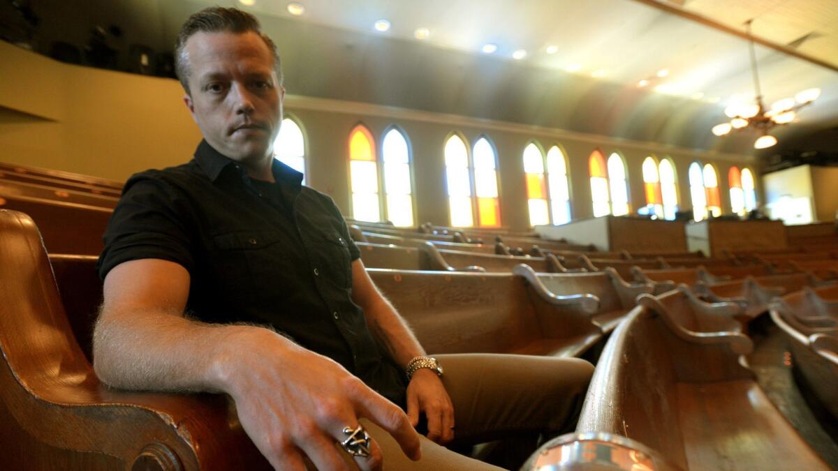 Jason Isbell at Nashville's Ryman Auditorium in March 2017.