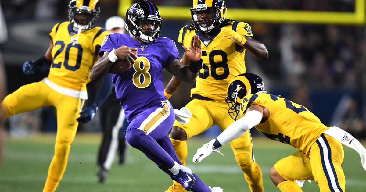 Larry Jackson Rams Stopping Lamar Jackson is top goal for Rams against the Ravens - Los ...