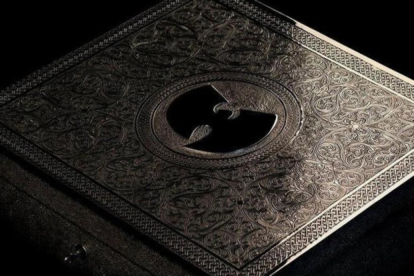 The sole copy of Wu-Tang Clan's mysterious secret album, titled "Once Upon a Time in Shaolin," is housed in an engraved silver-and-nickel box.