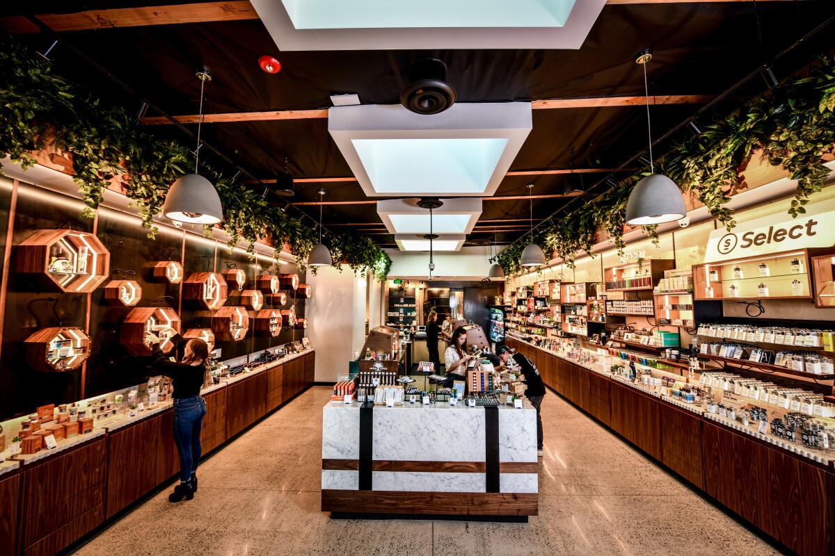 Columbia Care's San Diego dispensary at 4645 De Soto St. in Pacific Beach offers a virtual shopping experience for cannabis products.