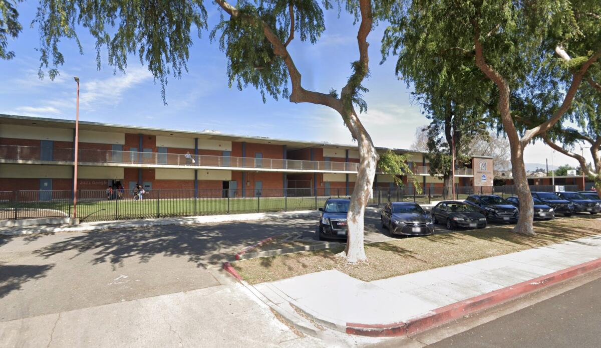 Exterior of John Marshall Middle School