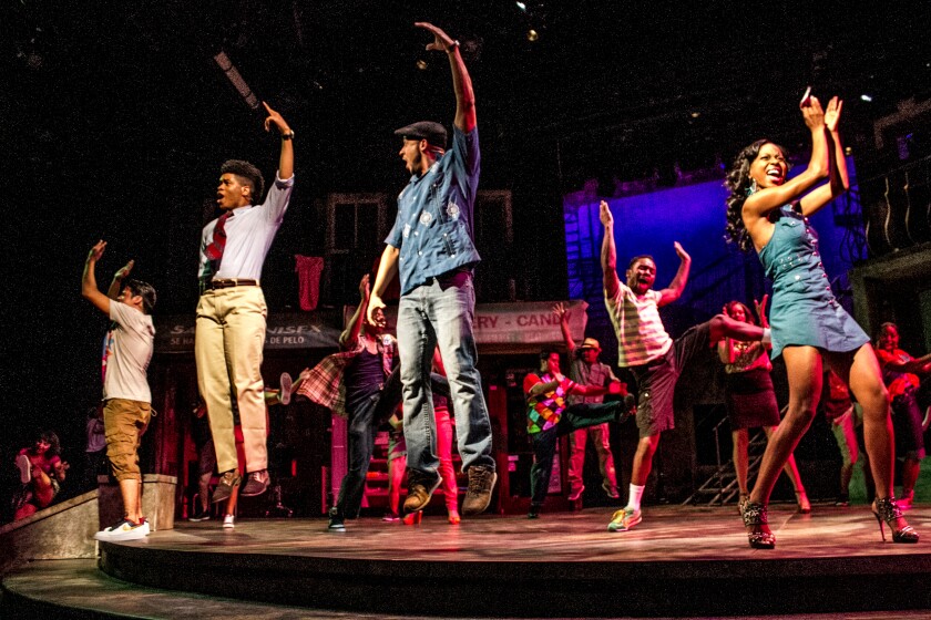 A scene from San Diego Repertory Theatre's 2013 production of "In the Heights."