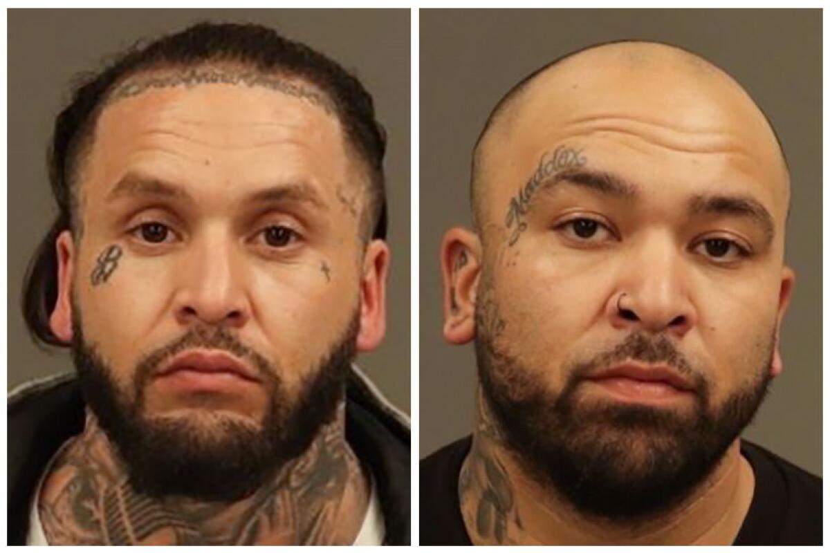 Mugshots of suspects involved in a robbery in the parking lot of a Costco in the City of Industry.