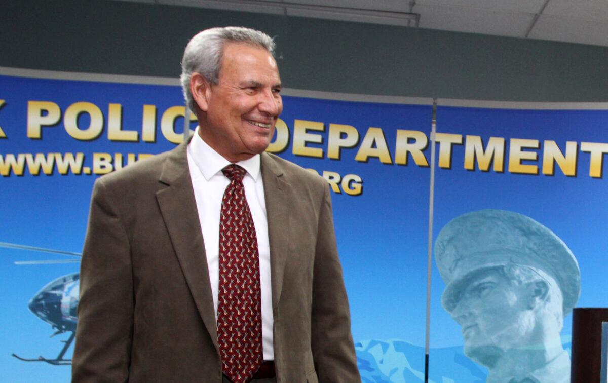 Tom Angel forwarded offensive emails during his time as a deputy chief with the Burbank Police Department.