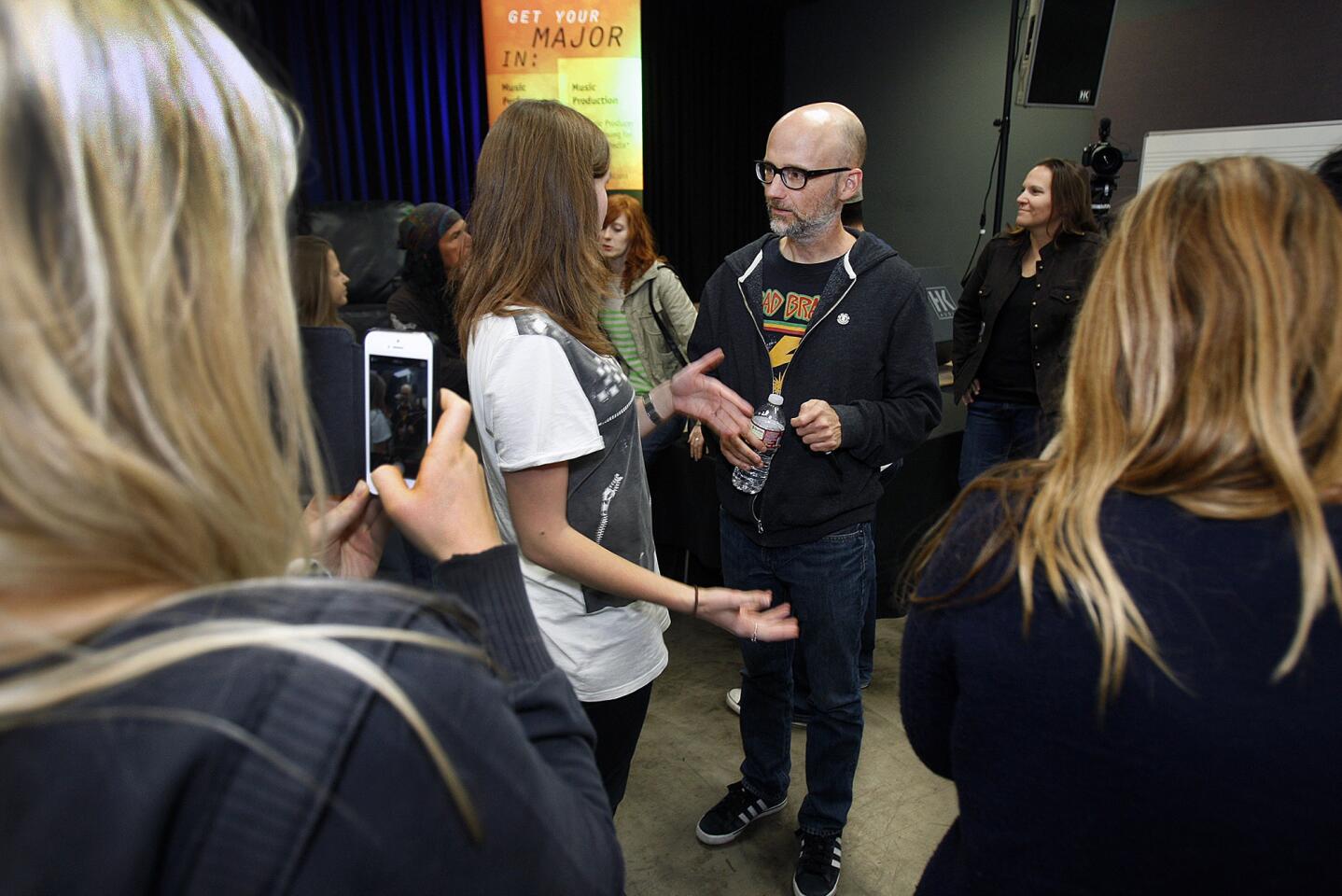 Photo Gallery: Moby is interviewed at LAMA
