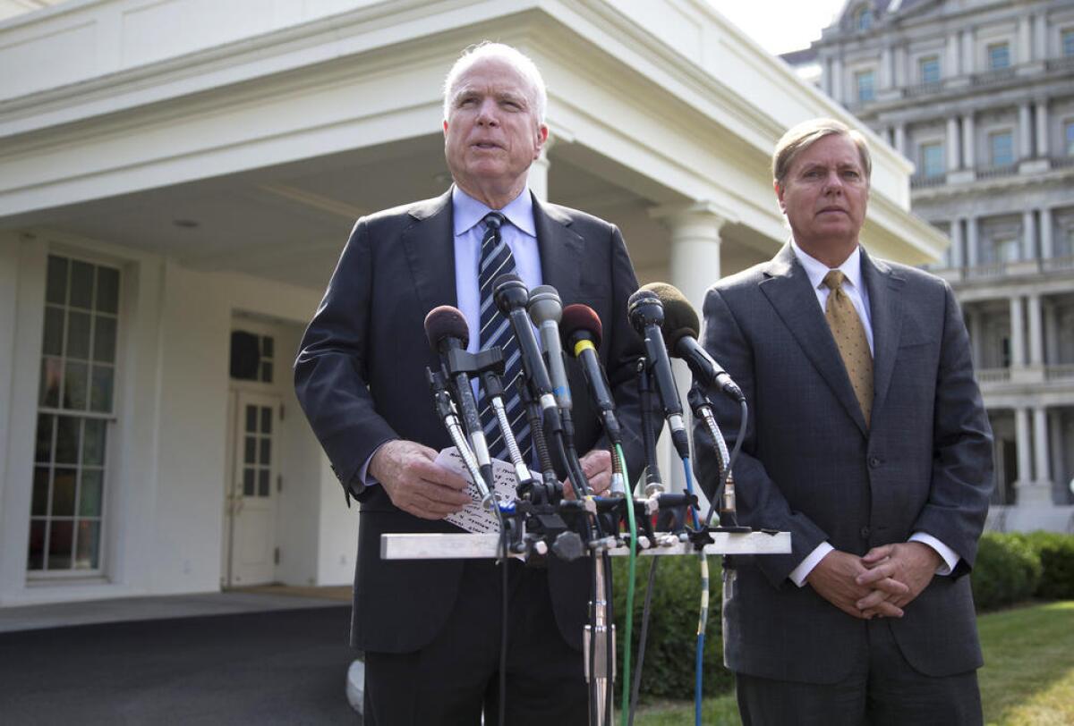 McCain and Graham in 2013.