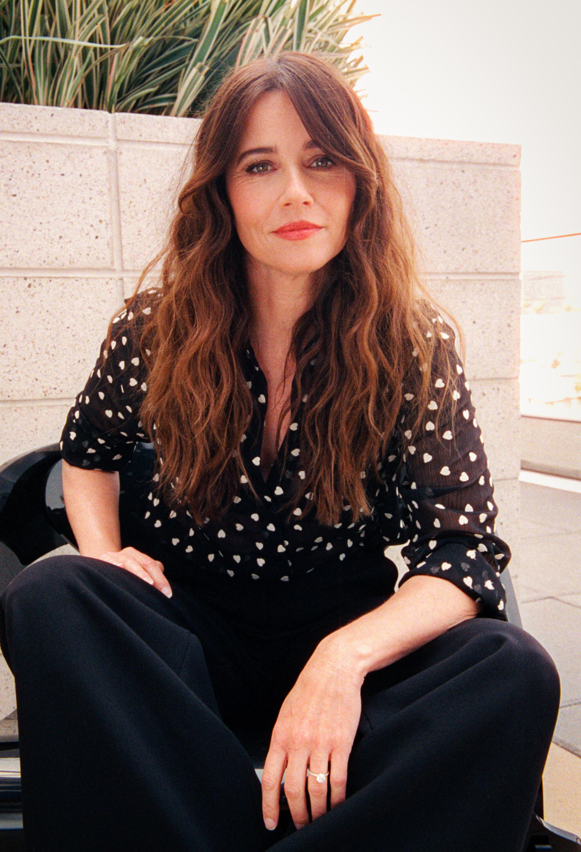 Linda Cardellini photographed at the Netflix offices on Sunset Blvd. in Los Angeles, CA on April 24, 2023. 