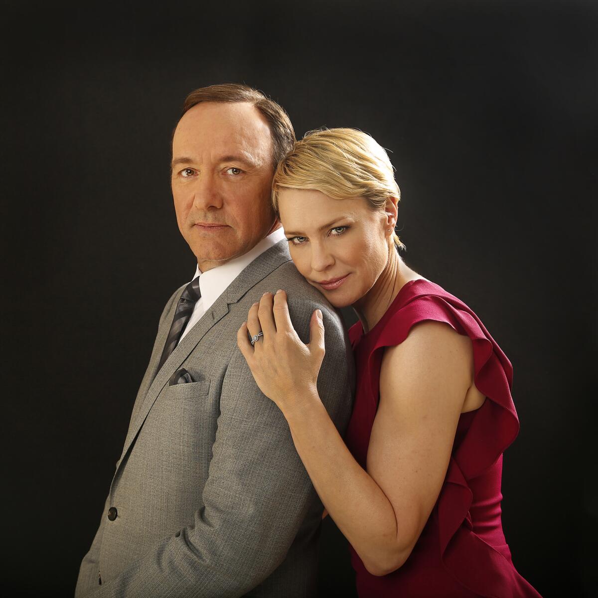 The second season of the critically acclaimed series, "House of Cards," returns to Netflix on Valentine's day, with actors Kevin Spacey and Robin Wright reprising their roles as an ambitious Washington D. C. power-couple.
