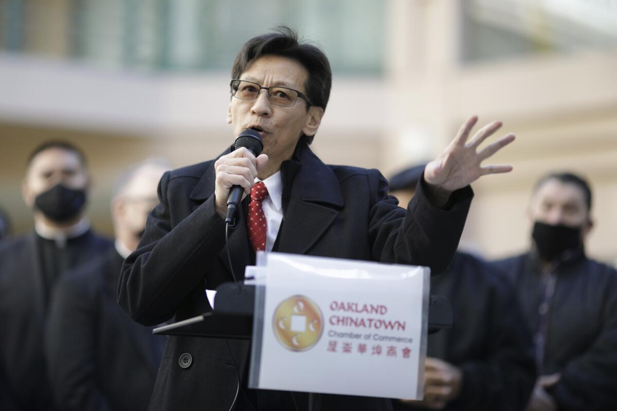 Carl Chan, president of the Oakland Chinatown Chamber of Commerce