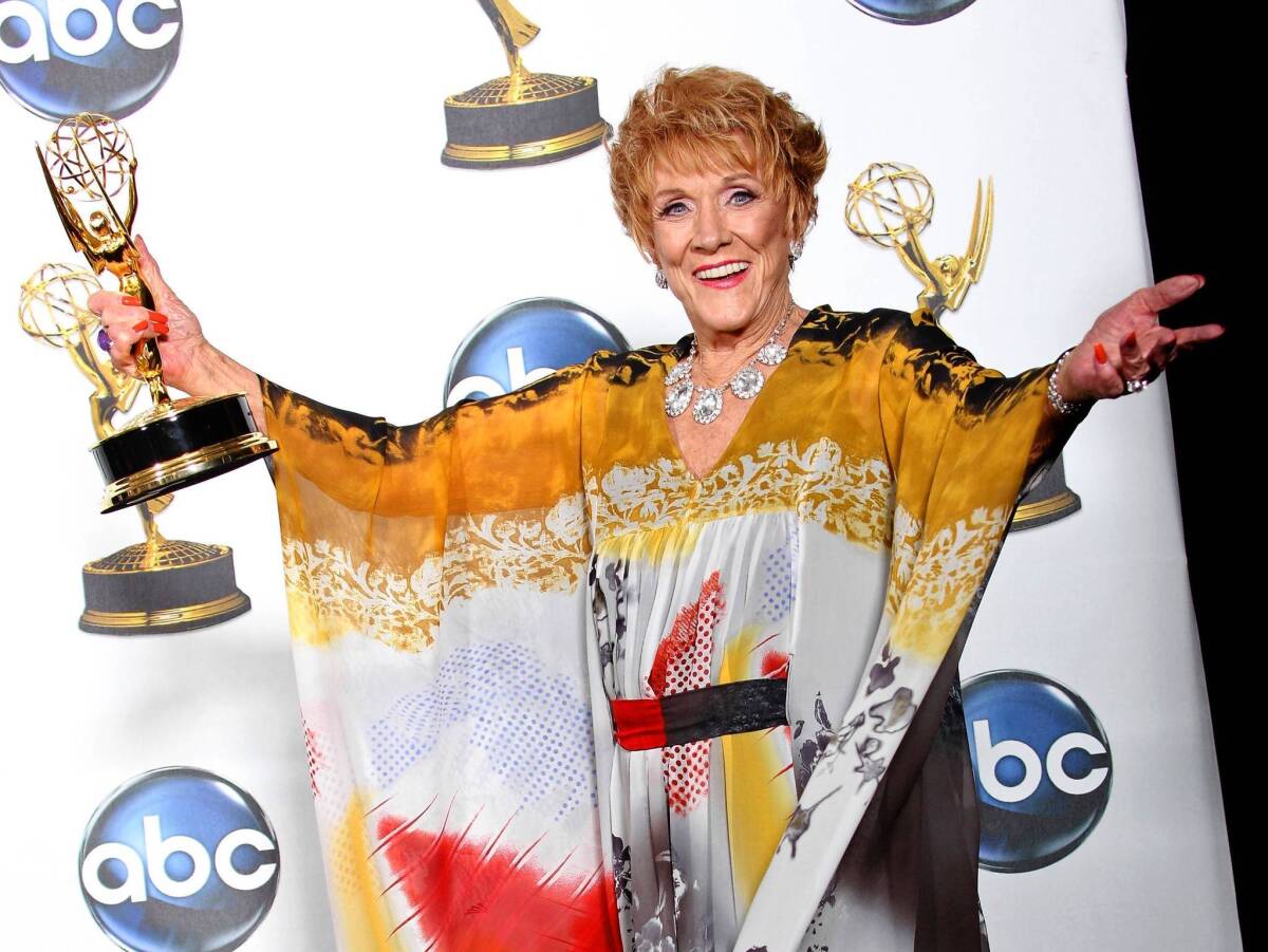 Jeanne Cooper won an Emmy in 2008 for best actress in a drama series. She played grande dame Katherine Chancellor for nearly four decades on the CBS soap opera "The Young and the Restless."