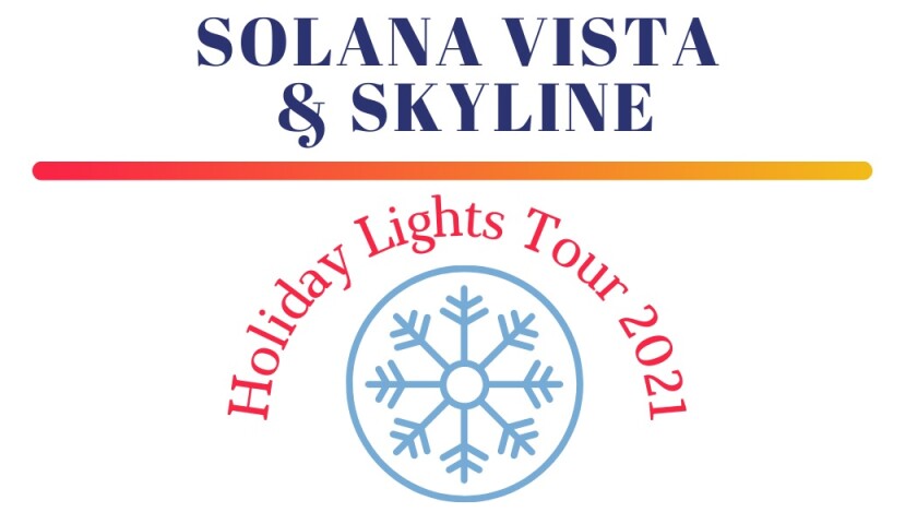 The Holiday Lights Tour will be held on Dec. 17.