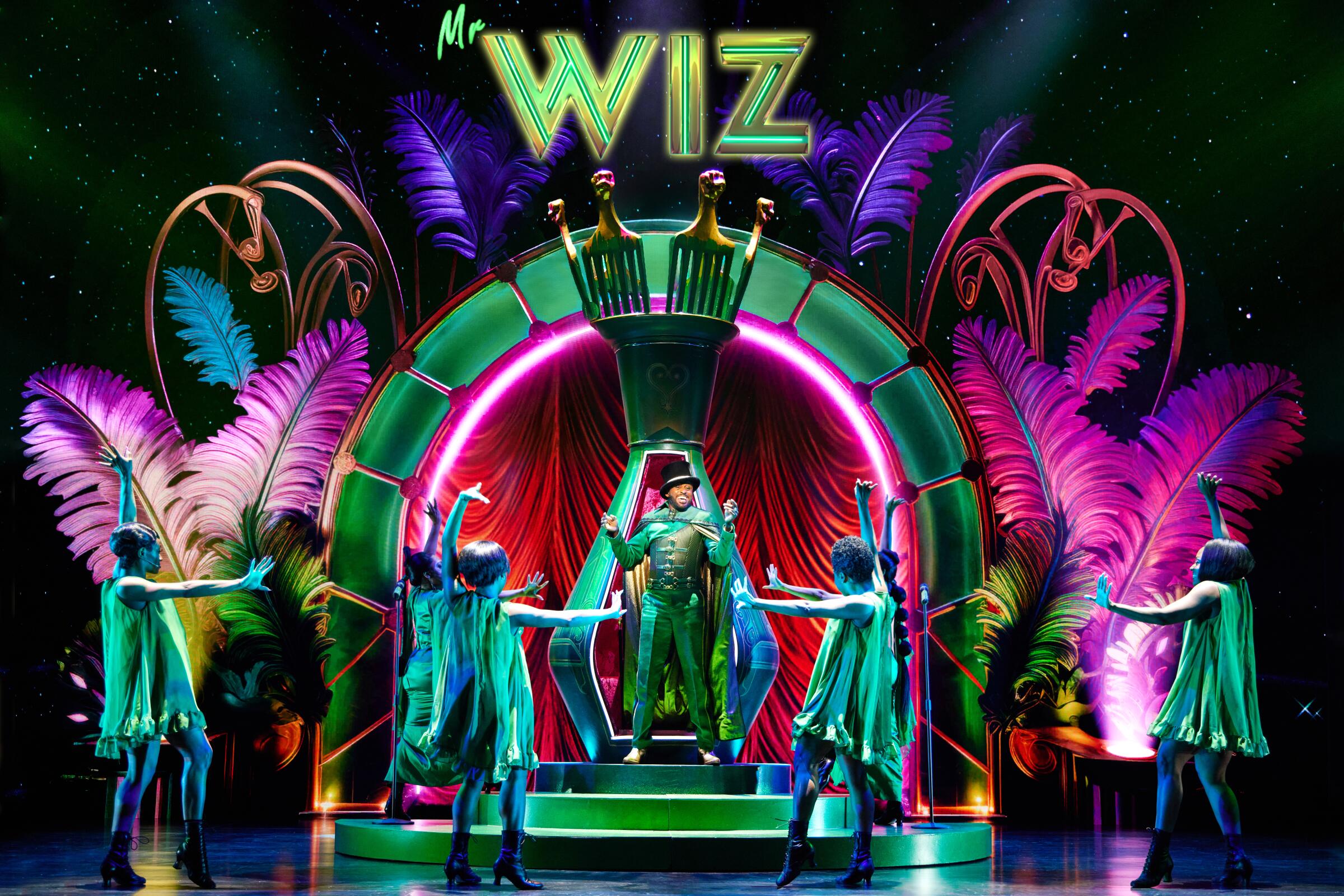 A scene from the stage revival of "The Wiz."