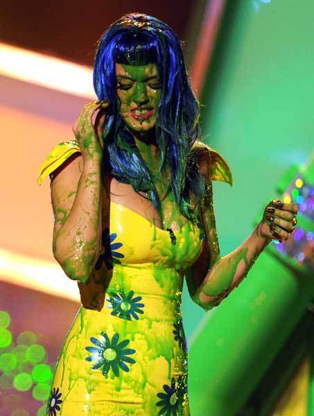 Katy Perry slimed