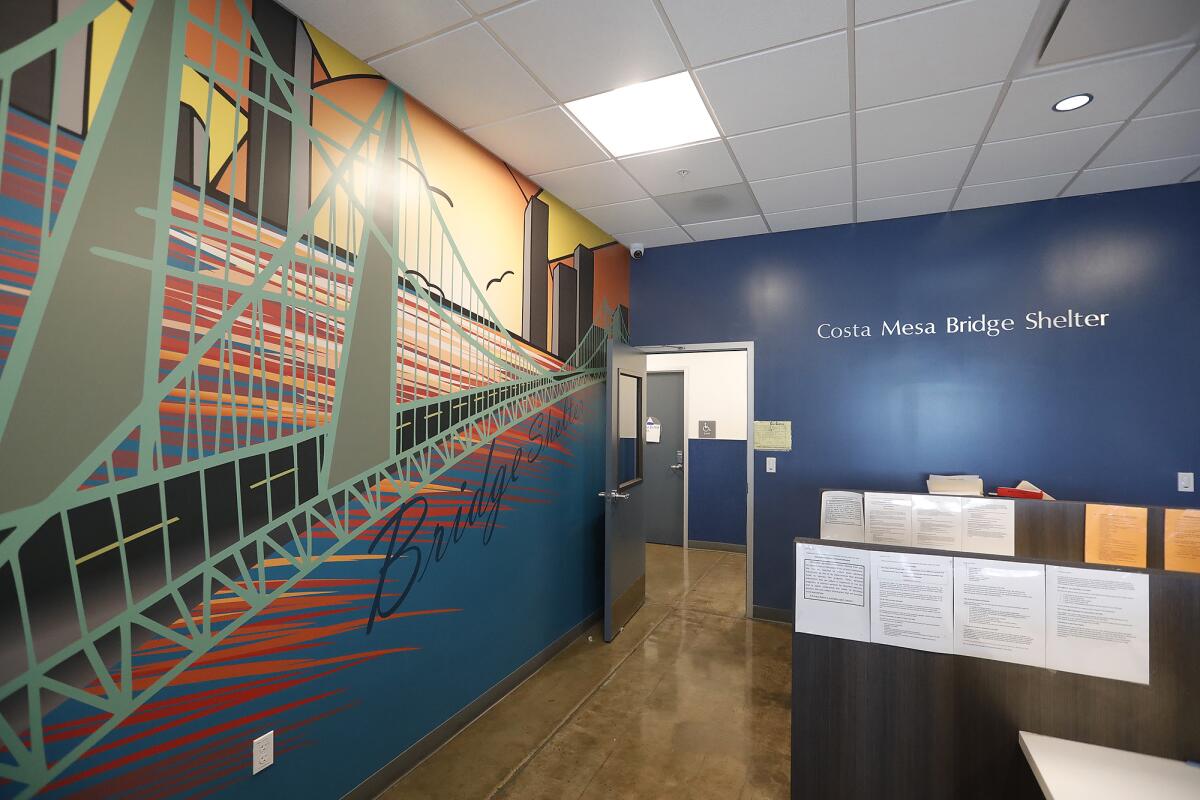 Costa Mesa's permanent bridge shelter opened in 2021 and serves about 200 people annually.