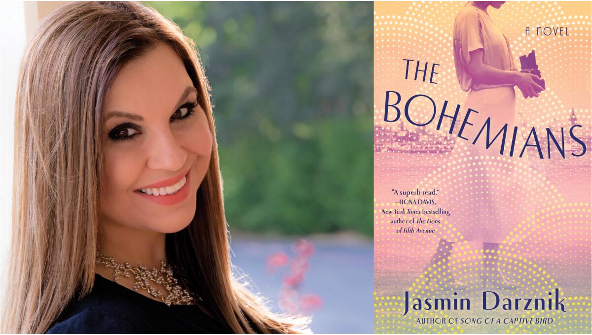 Author Jasmin Darznik and her new book, "The Bohemians."