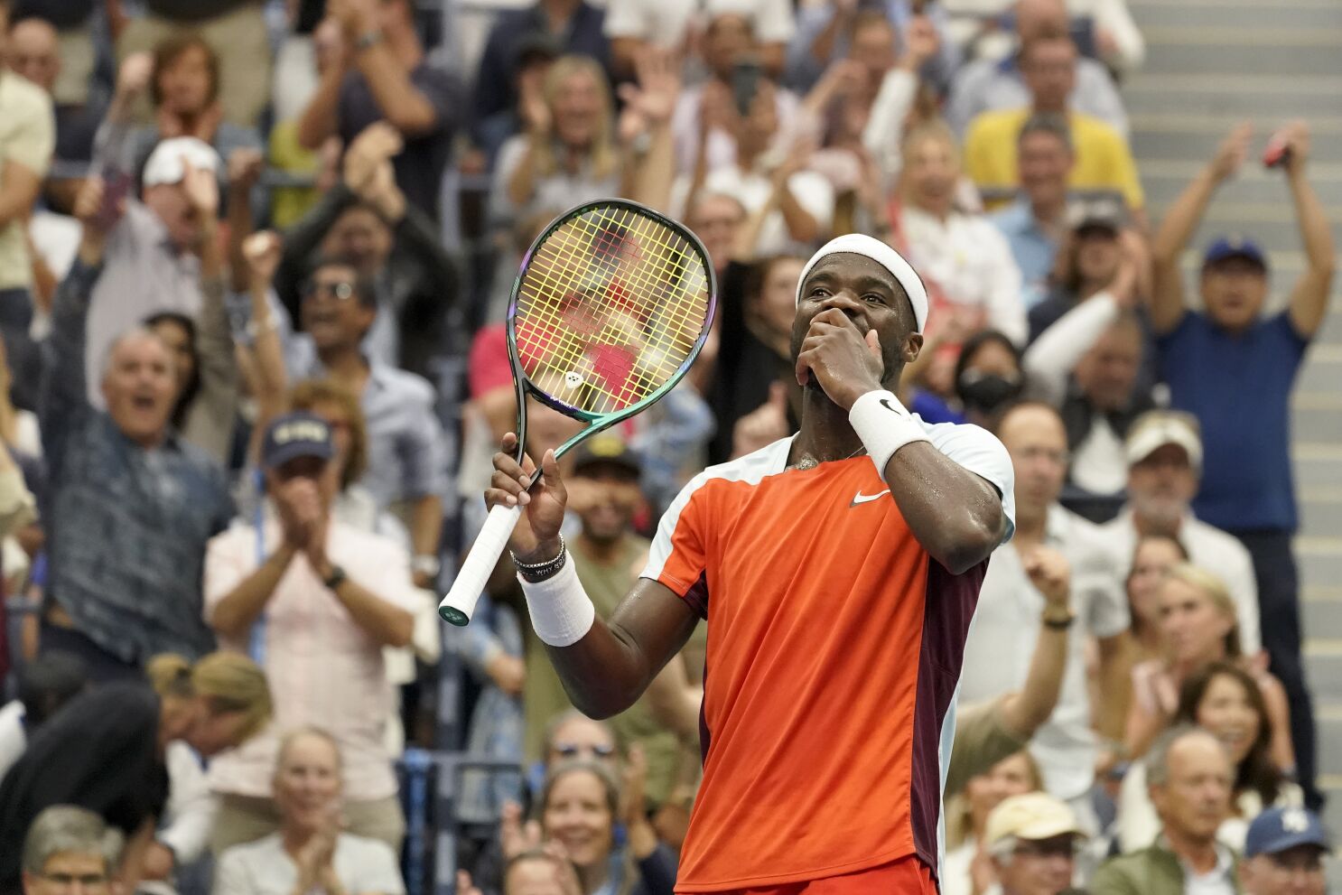 Frances Tiafoe's stunning . Open run continues into semifinals - Los  Angeles Times