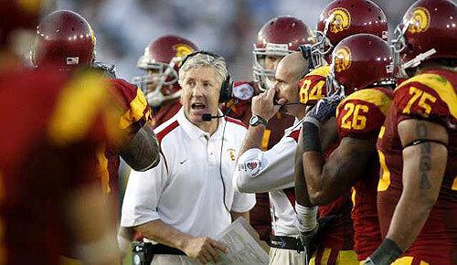 Coach Pete Carroll and his USC Trojans will not only finish in the top five of the national rankings, they could still win the AP national championship.