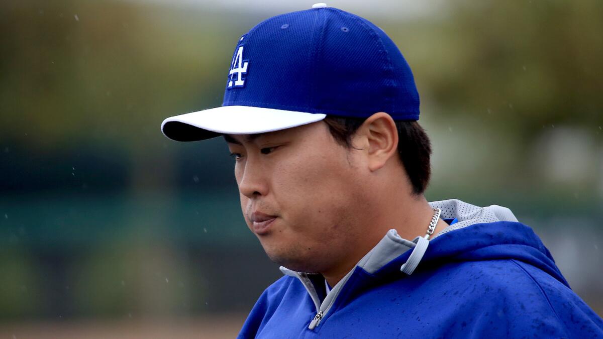 Hyun-Jin Ryu is among the most unpredictable pitchers in baseball - Los  Angeles Times
