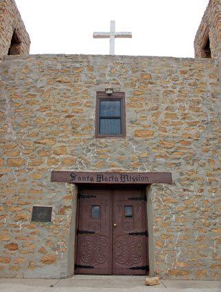 In the New Mexico hamlet of McCartys, Route 66 runs near I-40's Exit 96 and climbs a hill to the Santa Maria de Acoma church. Nearby is Acoma Pueblo, which may be the oldest continuously occupied village in the U.S.
