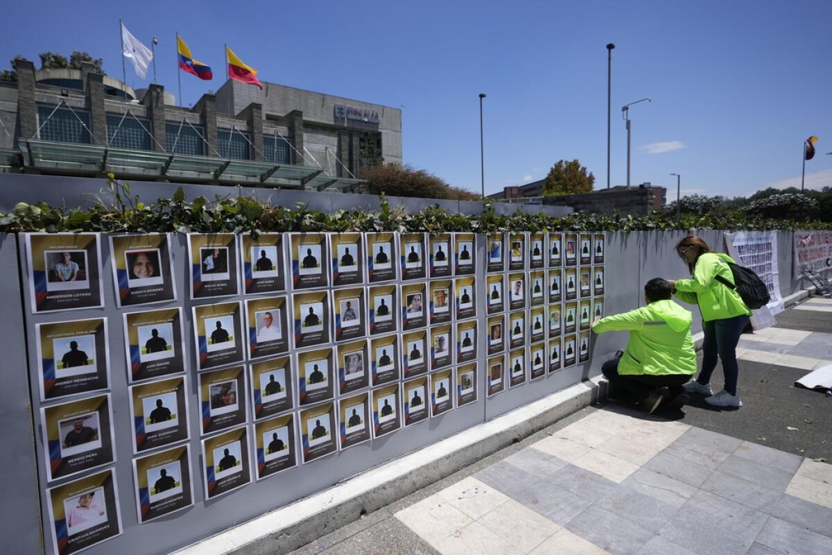 Fotos de personas secuestradas