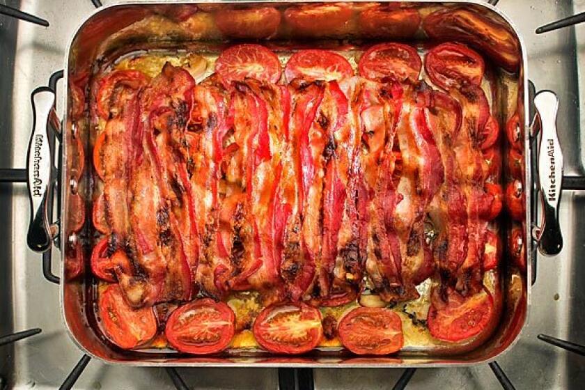 Recipe: Roasted tomato confit with bacon fat