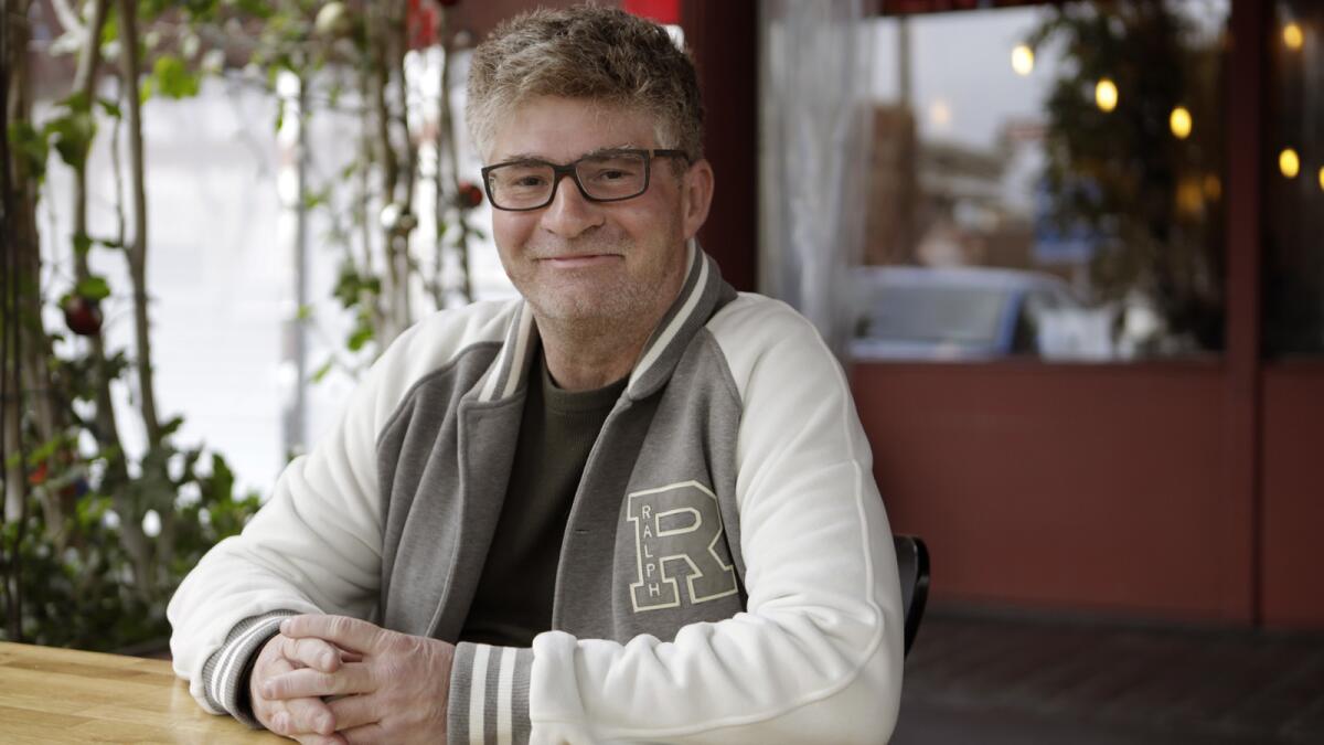 Screenwriter Dmitry Portnoy at the Khao Soi Thai restaurant in Studio City, where he did much of the writing for the film "Saint Judy."