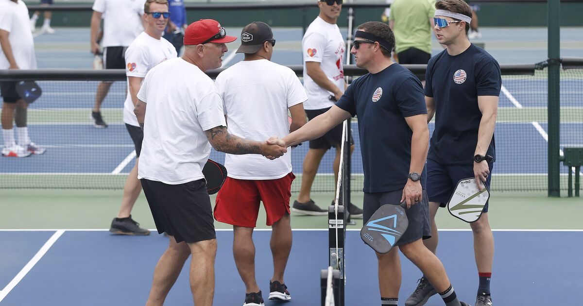 Newport Beach first responders head to the courts for pickleball tournament